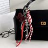 1 Piece Handmade Love Bow Weaving Rope Keychain Creative Simple Diy Rope Pendant Y2K Tassels Trendy Accessory Gifts