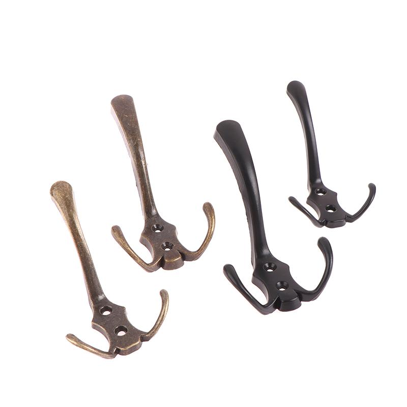 Для одежды для спальни, мебель для прихожей, крючок из цинкового сплава, 3 крючка, крючок для пальто, настенный вешалка для одежды для халата, шляпа, настенная вешалка