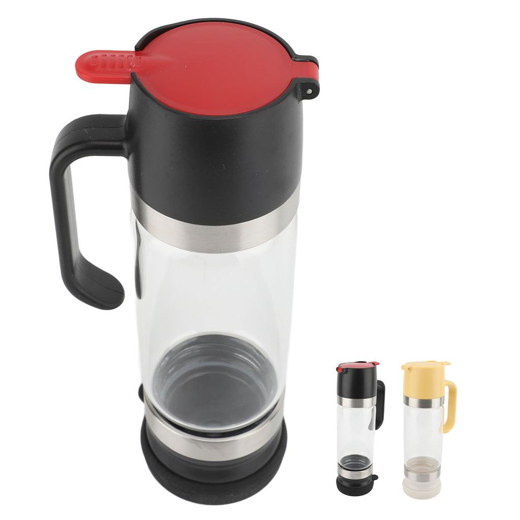 Диспенсер для меда 350 мл Прозрачный стеклянный диспенсер для сиропа с ручкой Предотвращает капание Контейнер для меда для кофеен Ресторанов Дома