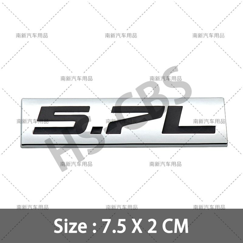 fsbn3 3D Metal 4.0L 4.6L 4.7L 5.0L 5.3L 5.7L Car Rear Trunk Emblem Badge For Jepp Dodge Volvo Ford Cadillac Chevrolet Honda Toyota