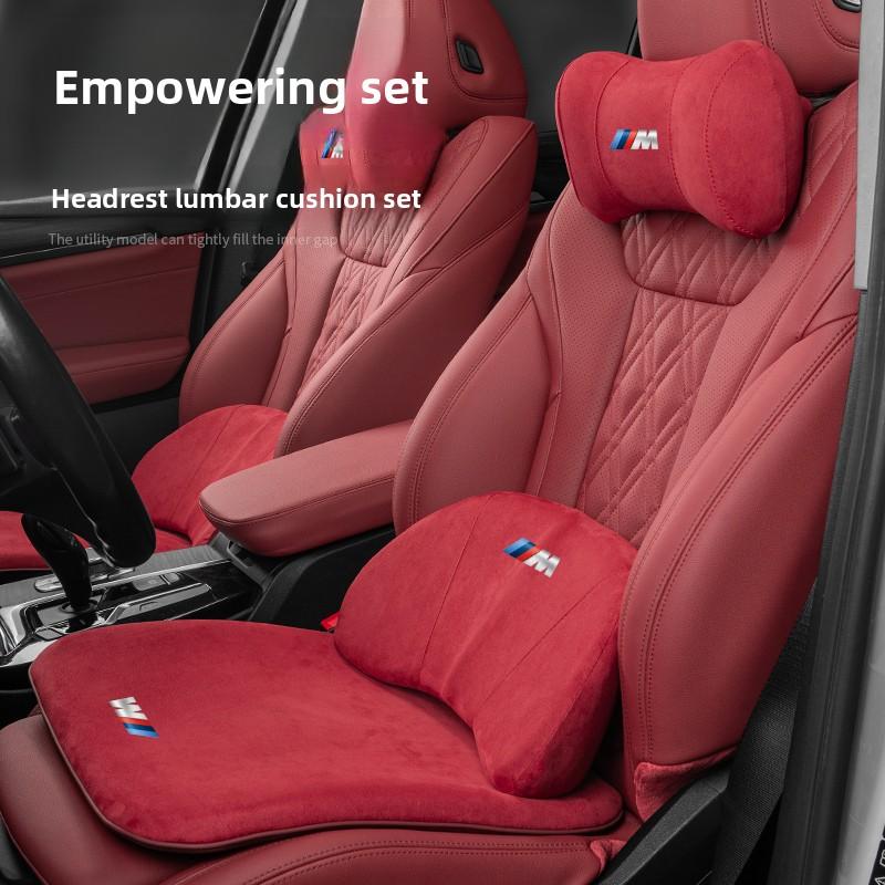 BBYX8 New 2025 For BMW Headrest Waist Support New 3 Series 5 Series x1x2x3x5x6GT Neck Pillow Pillow Automotive Interior Decoration Pro