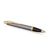 Parker Ballpoint Pen IM Gray GT Medium Point Gift Box Gift Present Luxury Regular Imported Product 2213843 Oil-based