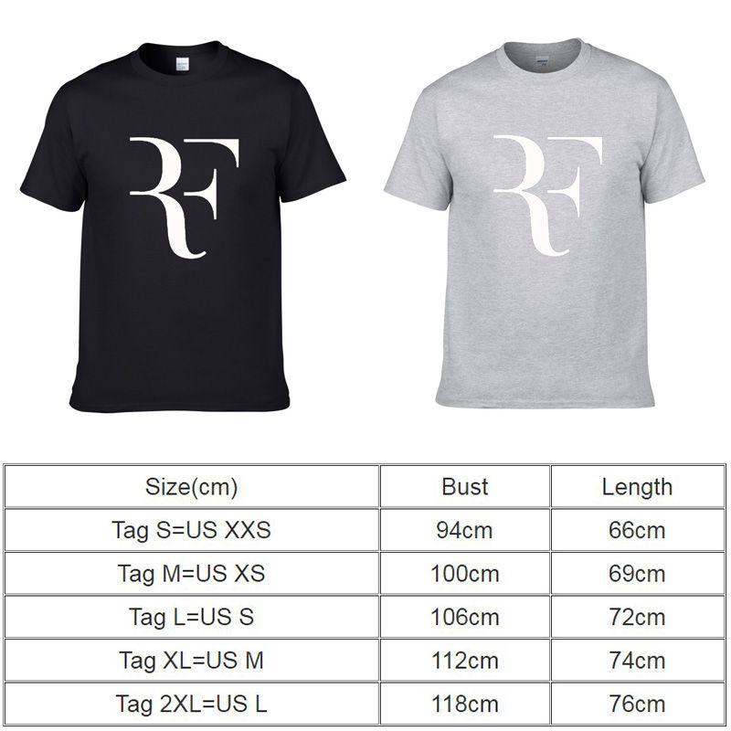 Мужская футболка Roger Federer Модная футболка Хлопковая Летняя Классическая Футболка с принтом Топы