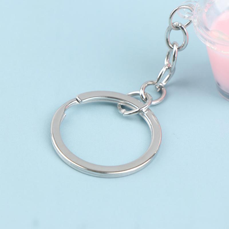 Bubble Tea Diy Keychain High Quality Acrylic Pendant Backpack Keyring Charms