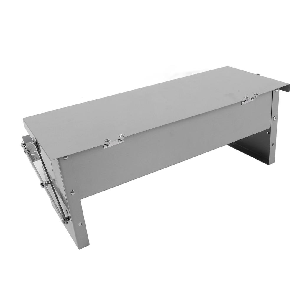 Автоматическая кормушка для кур из стали большой емкости, водостойкая, кормушка для птиц, дозатор еды с крышкой