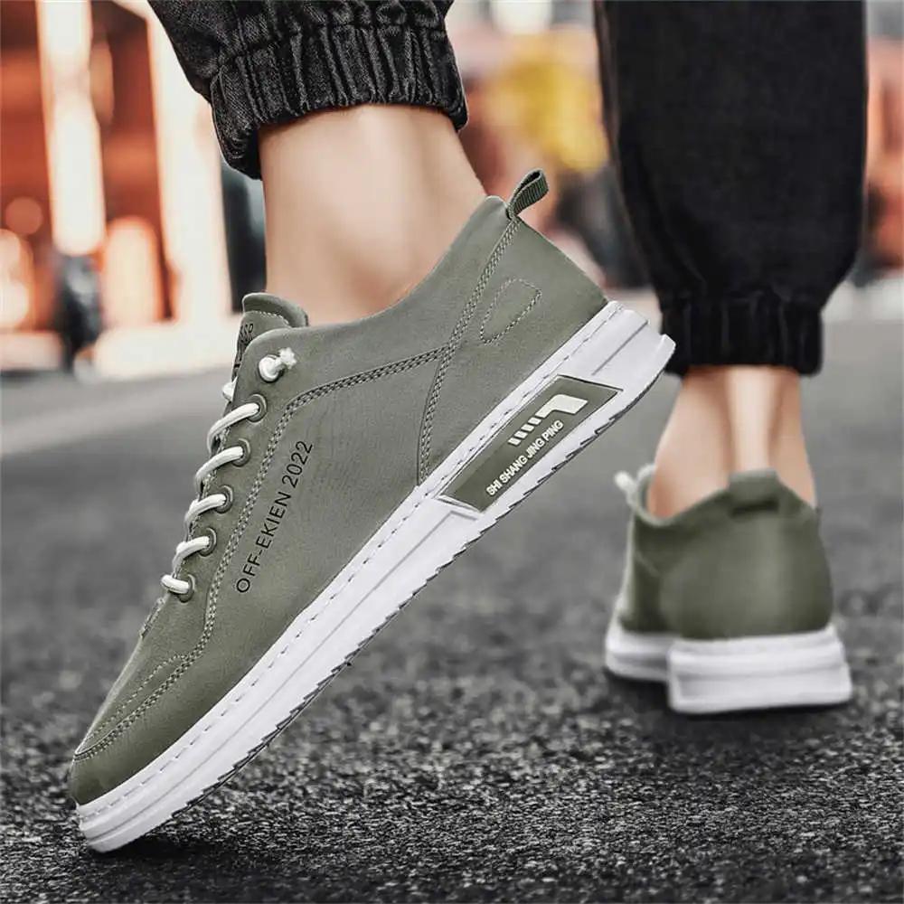 FashionWithout Heels Lace Up Grey Sneakers Men Running White Sneakers Shoes For Men Sport Shooes Special Use Exerciser Gym Teniis