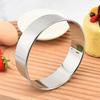 6Pcs/Set DIY Cake Ring Mold Stainless Steel Cookie Mousse Cuttur New Cake Gum Paste Mould