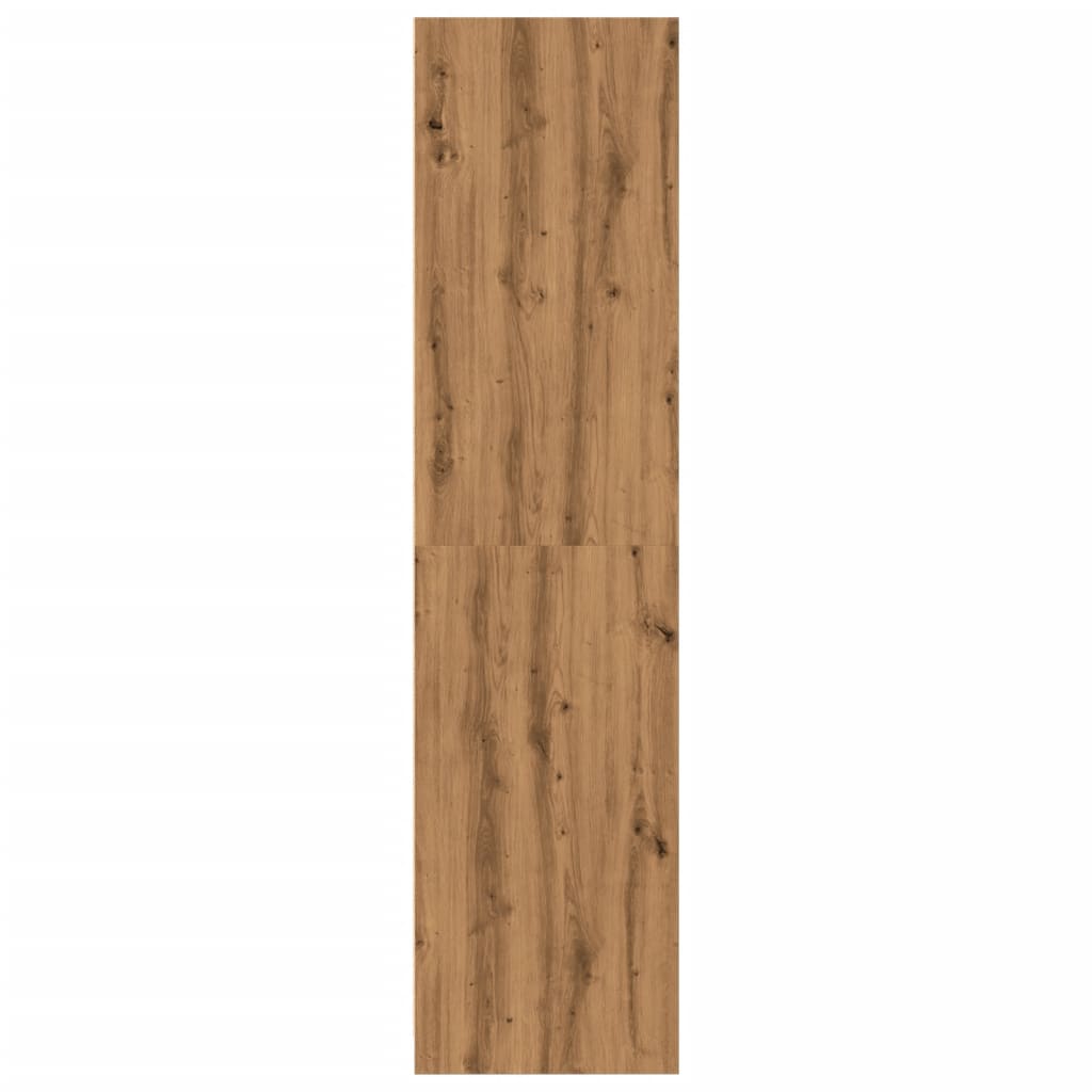 Artisan Oak Wardrobe 80 x 50 x 200 cm Particleboard
