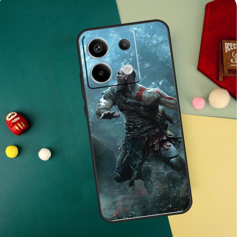 Чехол God Of War для Xiaomi Redmi Note 13 14 12 11 10 15 Pro Plus Redmi 13 15 14C 13C 15C 10C 12C Funda