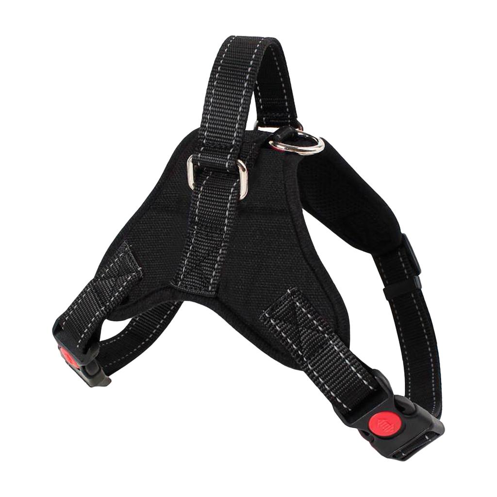 Pet Chest Strap with Handle Reflective Dog Vest Harness Adjustable Pet Vest Cat Outdoor Vest Dog Walking Harness Easy Control for Dog Cat Rabbit