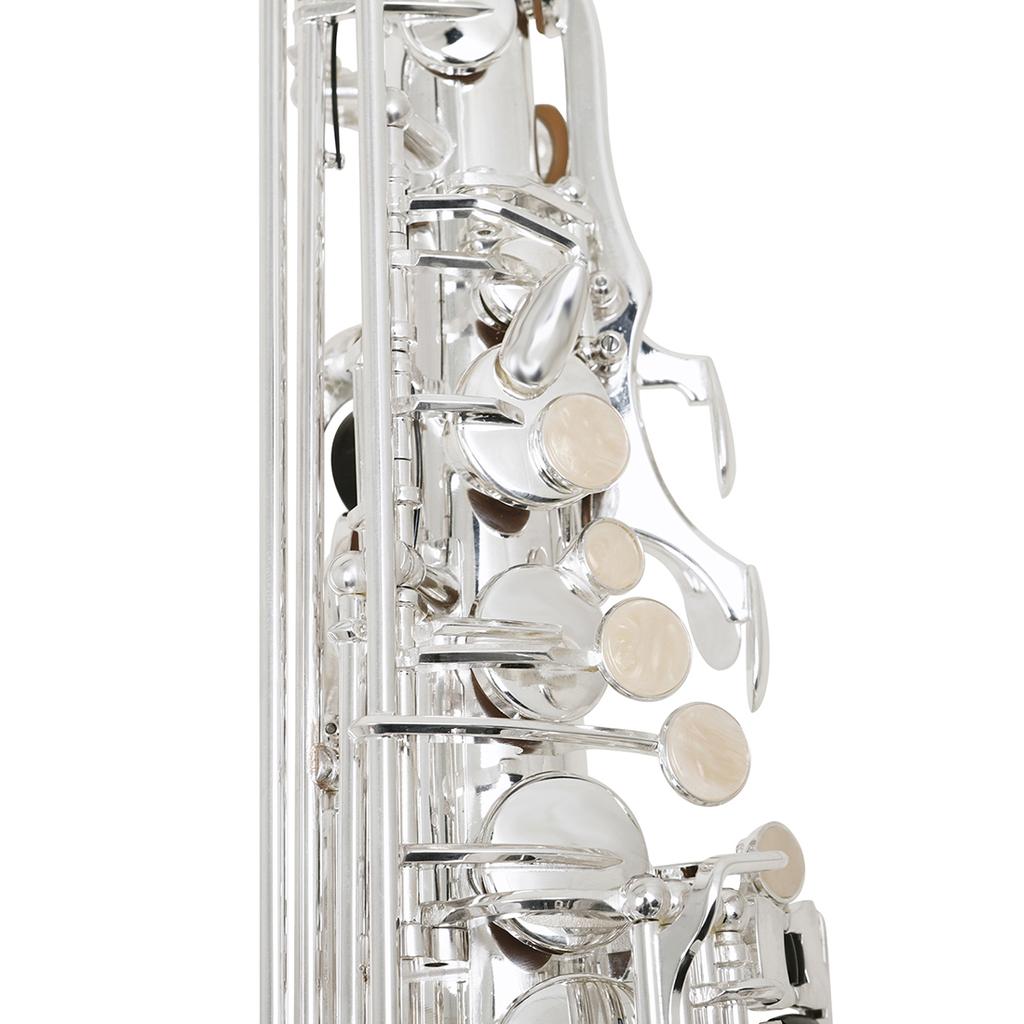 SLADE E-flat Alto Saxophone Premium Brass Body Carved White Shell Keys Saxophone Set with Case Professional Woodwind Instruments