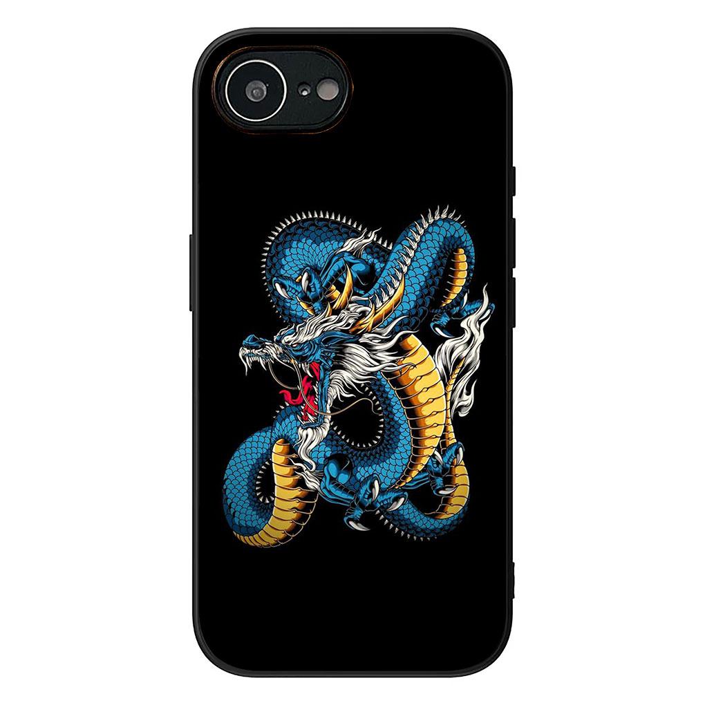 Cover for Samsung Galaxy S22 S21 S20 FE Ultra Plus A35 A36 A55 A37 A33 A34 A57 Coque Phone Case Fashion Ferocious Dragon Chinese
