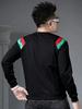 European Men's High-End Embroidered Crew Neck Sweatshirt 2025 Autumn New Trendy Casual Top Long-Sleeve Base Shirt
