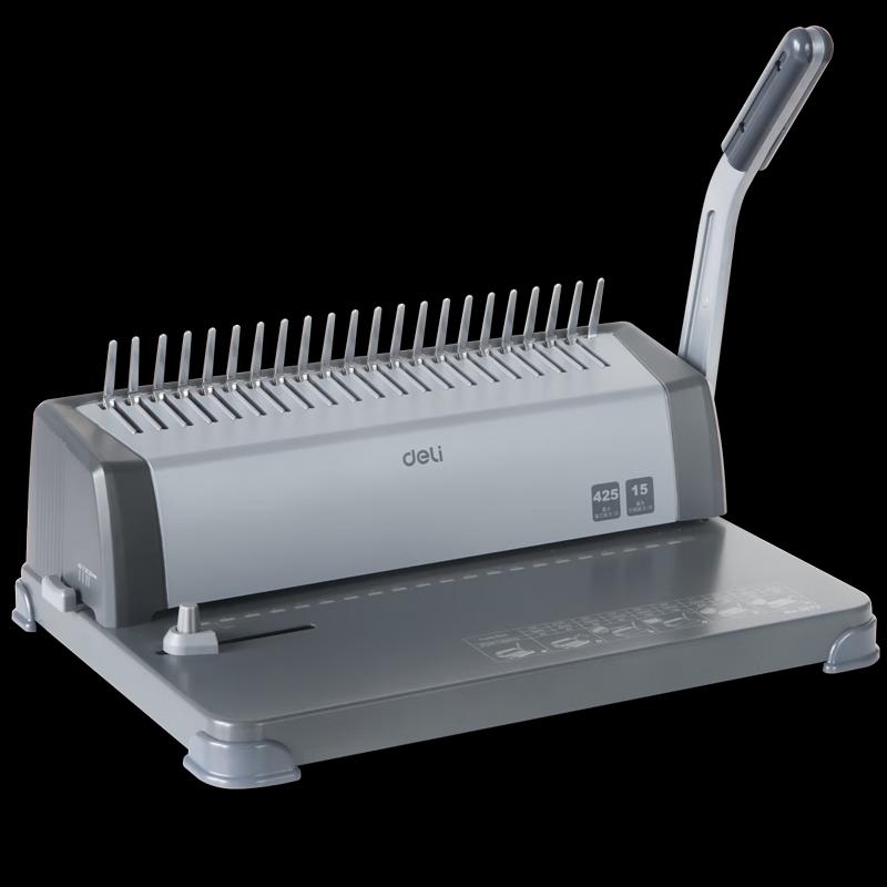 Deli 3872 21-Hole Manual Binding Machine CN plug (adapter included)
