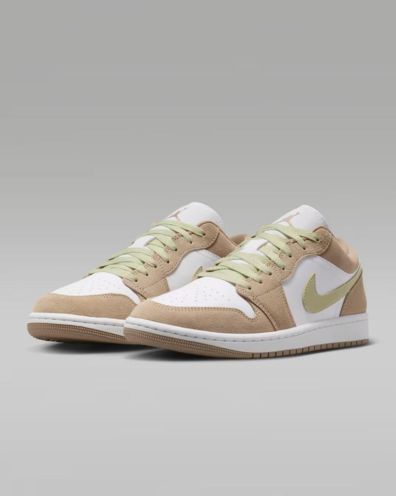 DC0774-204 Nike Air Jordan 1 Low Хаки/Оливковый Аура (Женский)