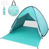 В комплекте с палаткой Easy Sun Cherry Blossom Sports Beach идет 6 колышков и сумка для хранения. Палатка быстро раскладывается, солнцезащитный навес с механизмом складывания одним касанием, рассчитана на 1-2 человек, имеет шторку и устанавливается за 3 секунды.