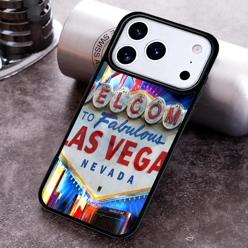 Las Vegas Nevada Gamble Phone Case for iPhone 17 16 15 Pro Max Air 14 13 12 11 Plus Shockproof Capa Cover