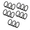 5 Pieces 3 Ring Metal Loose Leaf Binders ,3 Holes Binder Rings,Snap Split Hinged