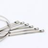 10PCS 4.6mm Width Self-Locking Stainless Steel Wires Metal Cable Ties self-Lock Tie Wrap Zip Ties 4.6x100-450