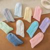 1 Pair Polyester Woman Sock Washable Reusable Casual Breathable Thermal Winter Autumn Replacement Household Floor Socks