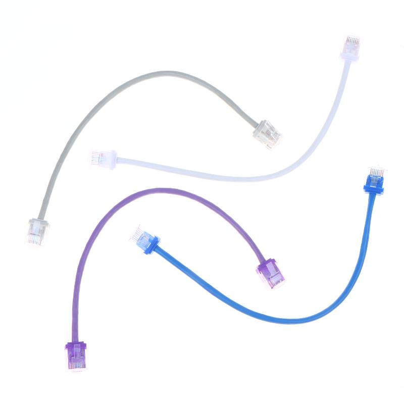 0,2 м Ethernet-кабели RJ-45, сверхтонкий сетевой кабель Ethernet 10 Гбит/с 550 МГц, высокоскоростной LAN-кабель для ноутбука, маршрутизатора, модема