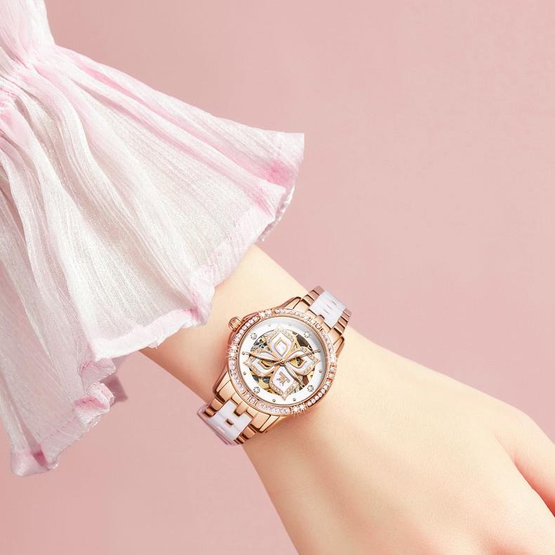 OLEVS New Watch Automatic Mechanical Expression Gift Women's Watch Women's Watch