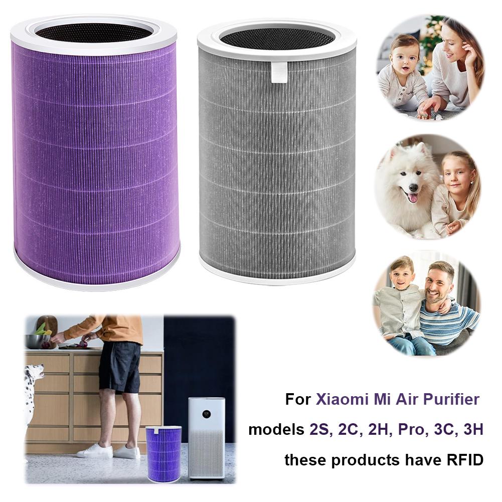 Air Purifier HEPA Replacement Filter with Activated Carbon Air Purifier Filter for Xiaomi Air Purifier Mi 2S 2C 2H Pro 3C 3H