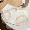 3PCS New Low Waist Panties for Women Underwear Sexy  Lace Satin Large Size Briefs Big Panties