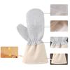 Утолщенные Серебристые Нитяные Перчатки для Мытья Посуды Неприлипающие Водонепроницаемые Перчатки для Мытья Посуды Многофункциональные Кухонные Перчатки для Уборки