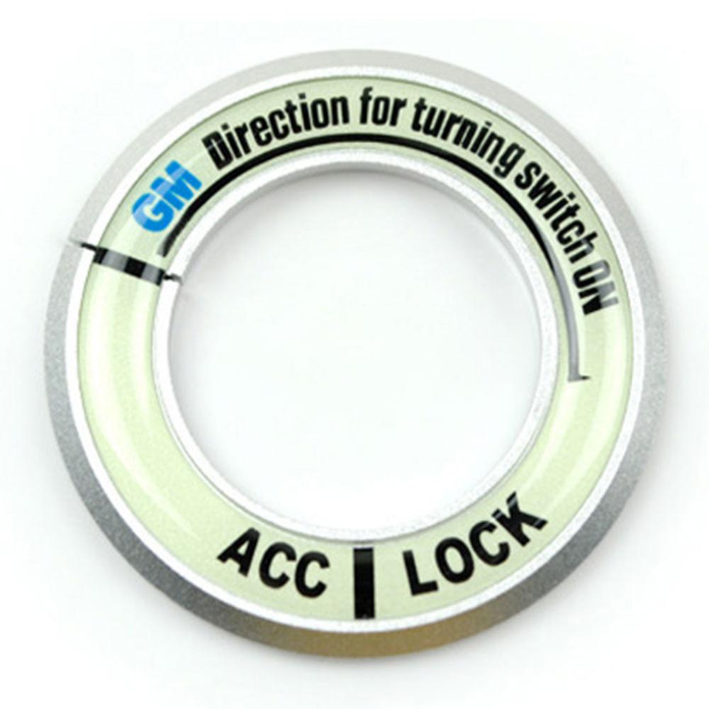 Дополнительный цветной фонарь ночного видения, светящийся переключатель зажигания, наклейка, светящееся кольцо для ключей, декор с узором Ford для Chevrolet