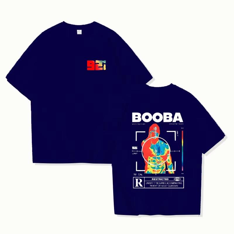 Футболки Мужские Мода BOOBA Короткие Женские Повседневные Харадзюку Уличный Стиль Футболка Удобные Y2K Топы