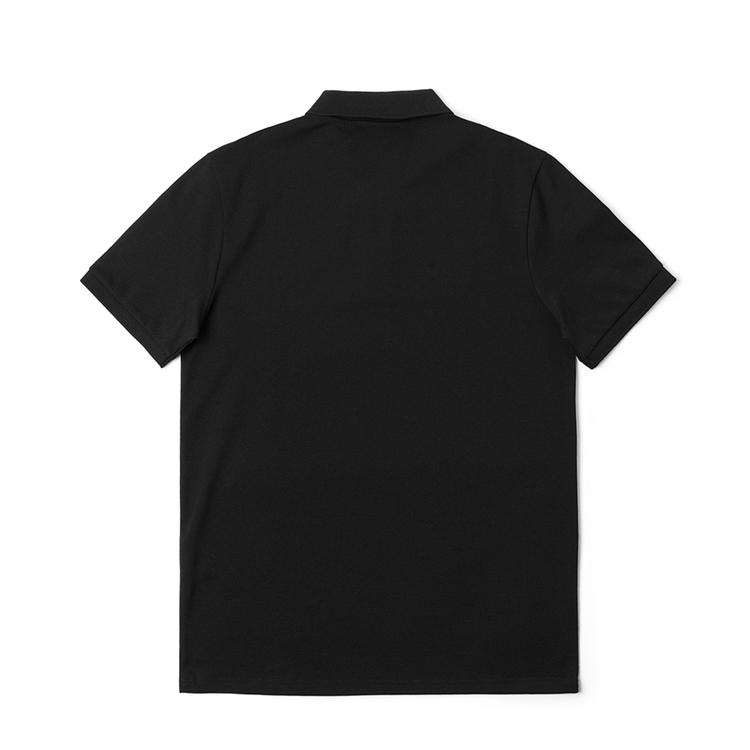 Lee Polo Shirts Men's Black Lapel Moderate Straight Fit LMT0104054CJ00FK11000