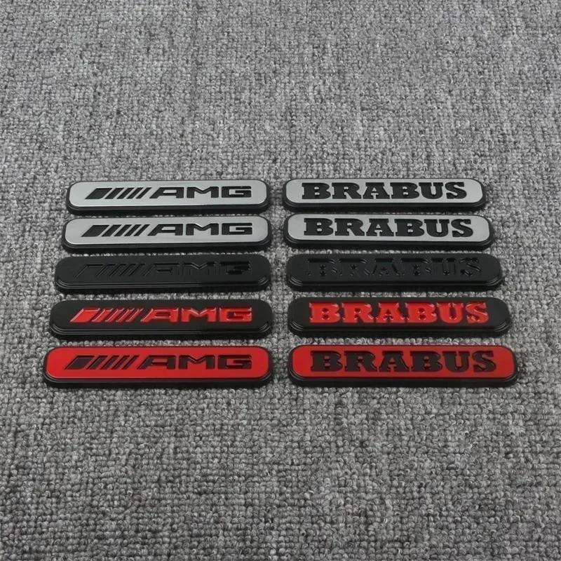 1 шт. ABS Наклейка-эмблема на боковой багажник автомобиля Для AMG Brabus Аксессуары Для Benz C63 A45 GLS Fortwo Forfour 451 453