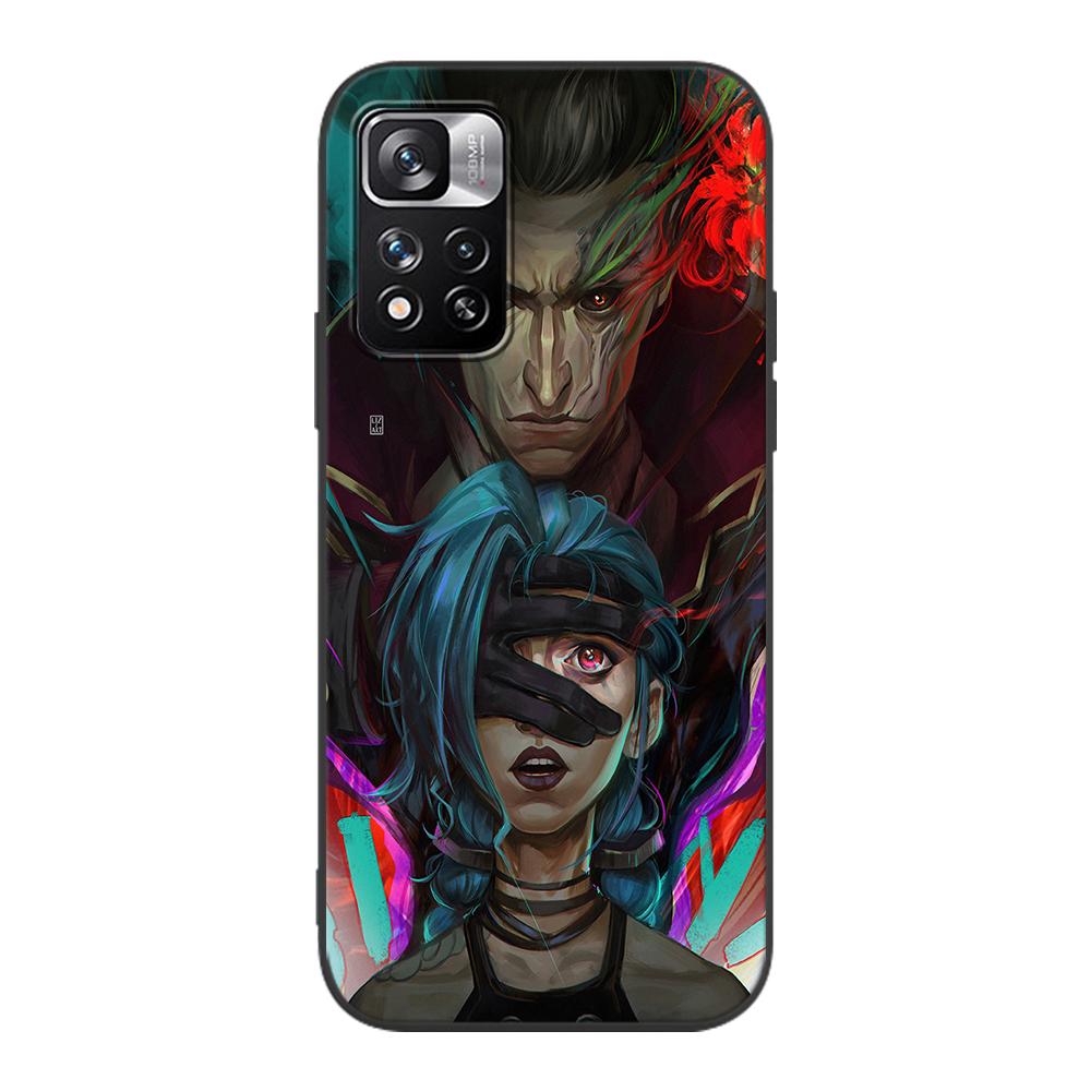 Чехол с рисунком Arcane Game для Xiaomi Redmi Note 9S 9 11 10 8 Pro 9C 9 K40 9A 7 8T 7A 9T, мягкий силиконовый чехол, черный чехол для телефона