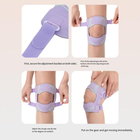 Patellar Tendon Support Strap with Side Stabilizers And Patella Silicone Pads Dual Patella Bands Knee Brace for Meniscus Tear