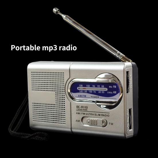 Relieve Boredom Stable Signal Radio Receiver Excellent Elderly Retro FM World Pocket Player