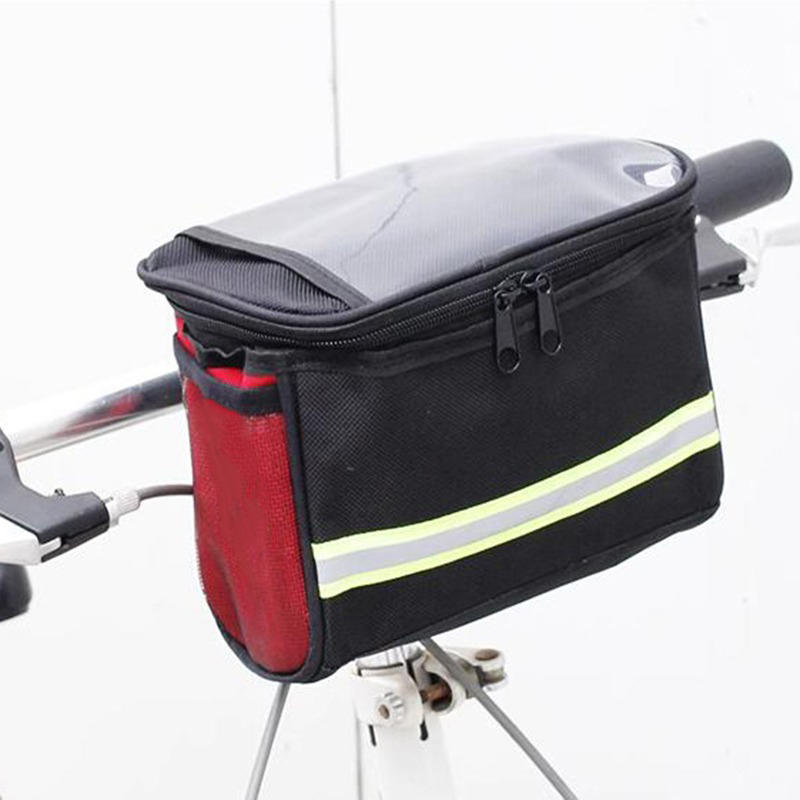 Bicycle Front Handlebar Bag Bike Frame Pannier Organizer Pouch MTB Phone Bags Multifunction Portable Shoulder Bag