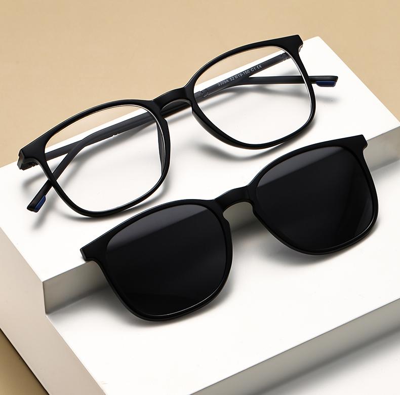 Наборы 6 в 1 Солнцезащитные очки Женские Мужские Магнитные Клипсы для Солнцезащитных Очков Рамка для Солнцезащитных Очков UV400 Антибликовые Унисекс