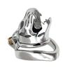 Hot Selling 304 Stainless Steel Couple Fetish Male Chastity Devices Imitated tiger Cock Cage Penis for Man