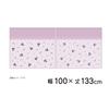 MORIPiLO Sanrio Lace Curtains My Melody Kuromi Pattern Connecting Single Picture Art 100cm wide x 176cm Set of Cute Midnight Makura no Morishita