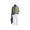 Zara Casual Blended Outdoor Work Jacket Men Jackets Khaki 6518350-505