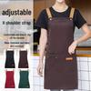 Waterproof & Oilproof Kitchen Apron 2025 - Stylish Unisex Cooking Smock for Home & Restaurant