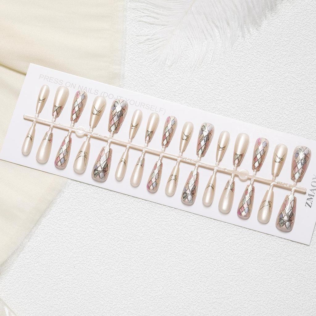 Румяна для ногтей с позолотой «кошачий глаз» — набор из 30 предметов, ручная работа, готовые к использованию размеры XS/S/M