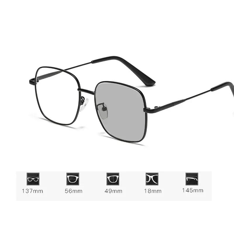 2025 Мужские Женские Квадратные Фотохромные Очки Роскошные Стильные Оптические Очки Очки Модные Очки, Меняющие Цвет Очки Для Женщин