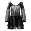 Women' Fashion Suspenders Strap Sexy Gauze Perspective Nightdress Underwear