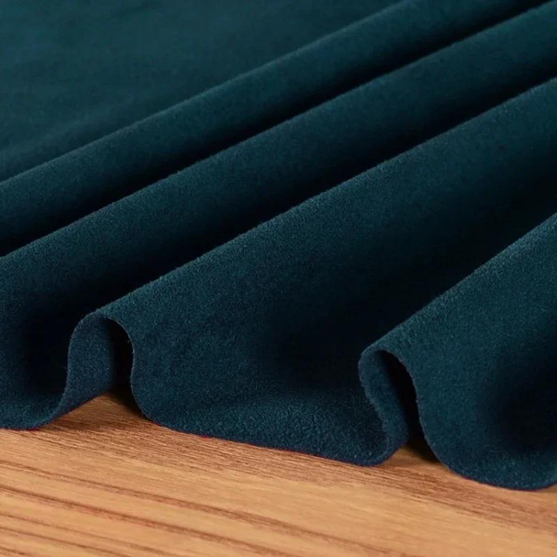 100x150cm Suede Fabric Stretch Double Microfiber for Costume Dresses Skirt Sewing Stretch Frosted Cloth Plain Material