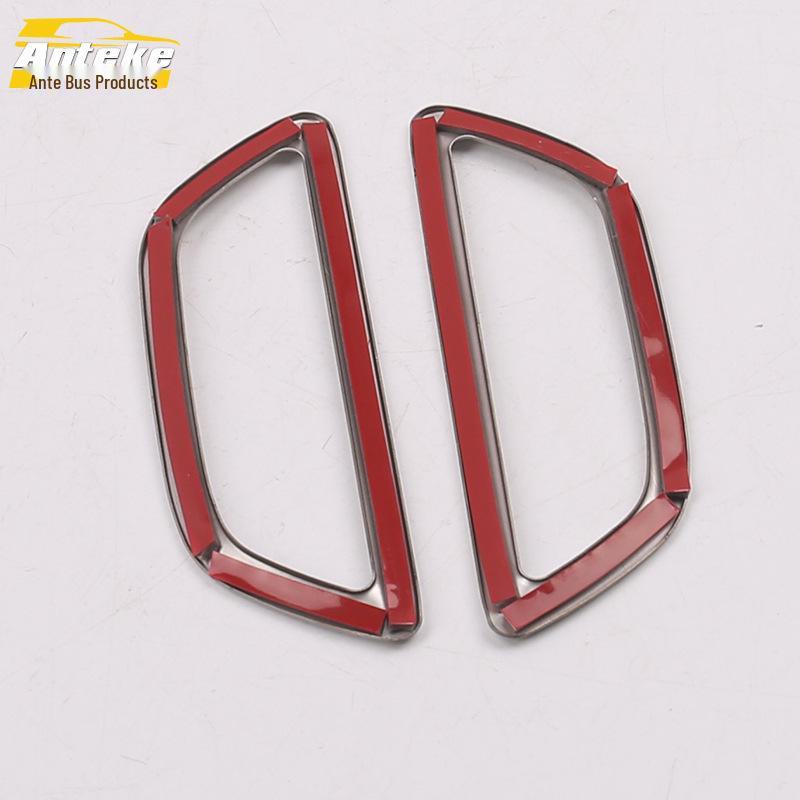 Fits 2019 Jiaji: Front A-Pillar Air Outlet Trim Ring & Cold Air Patch