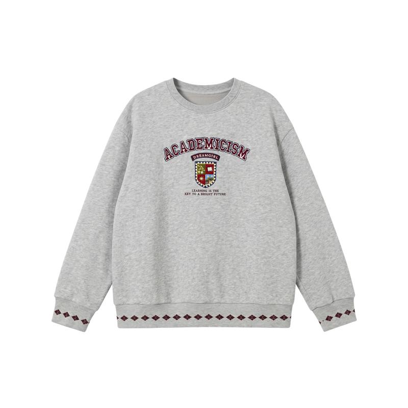 DEESHA Girls' Embroidered Winter Sweatshirt