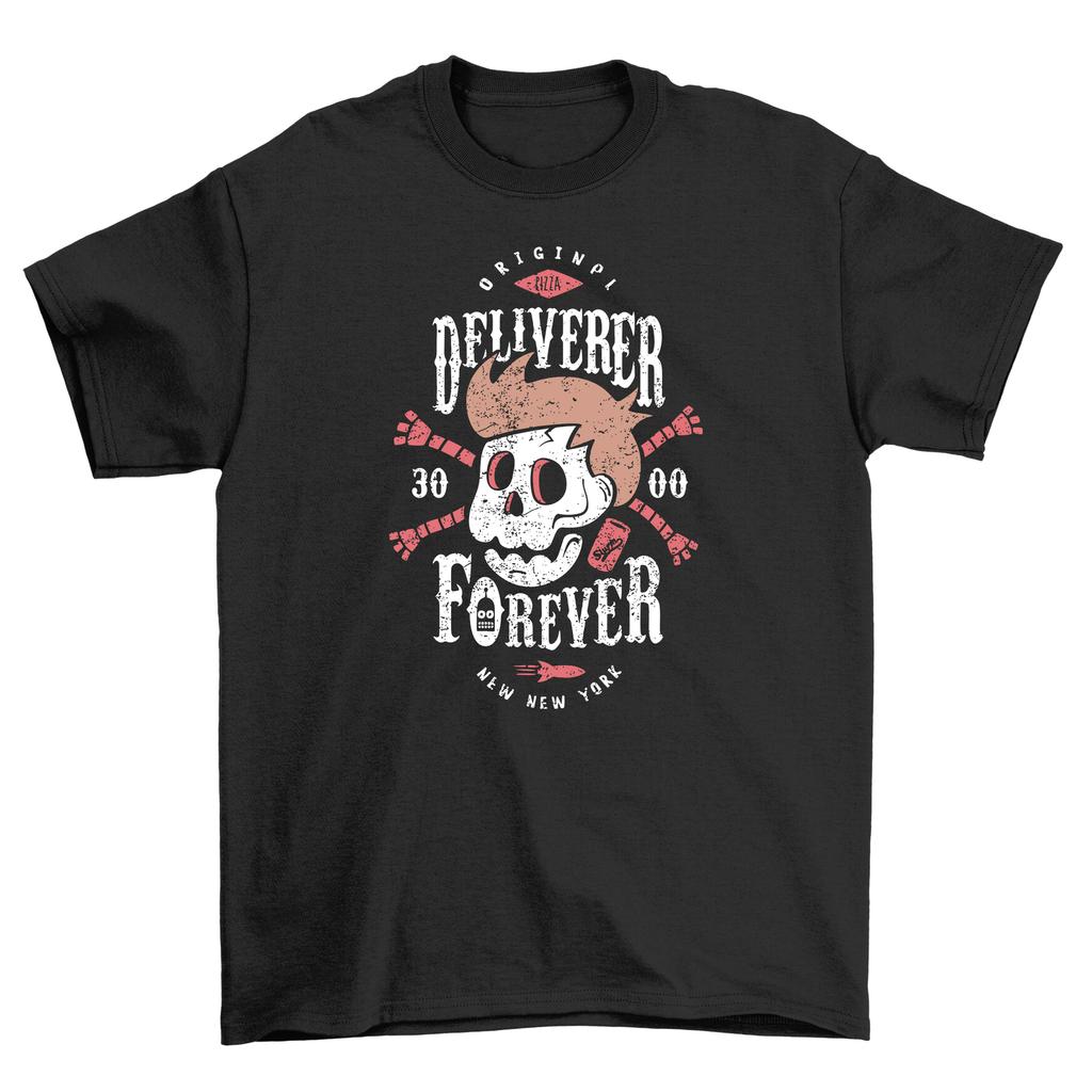 Deliverer Forever Skull and Crossbones Funny T-Shirt Mens Womens Tees Top - Perfect for Forever Stylish
