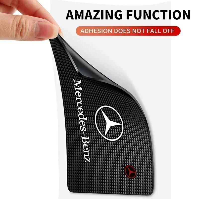 Car Anti-Slip Pads Dashboard Phone Holder Sticky Mats Accessories For Mercedes Benz W203 W206 W205 W211 W212 A180 W176 W169 W204 KQ9